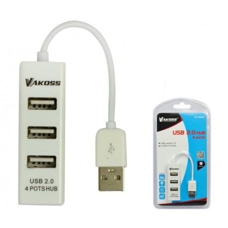 Hub USB 2.0 4 Porty VAKOSS TC-234UX