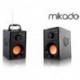 Głośnik BOOMBOX Mikado MD-10B 10W +5W USB+SD+FM+Bluetooth Karaoke LED