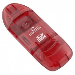 Titanum Czytnik Kart SDHC/MicroSDHC TA101R (SDHC Pen Drive)
