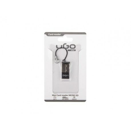 Czytnik kart UGO UCZ-1005 microSD Mini Aluminium USB 2.0