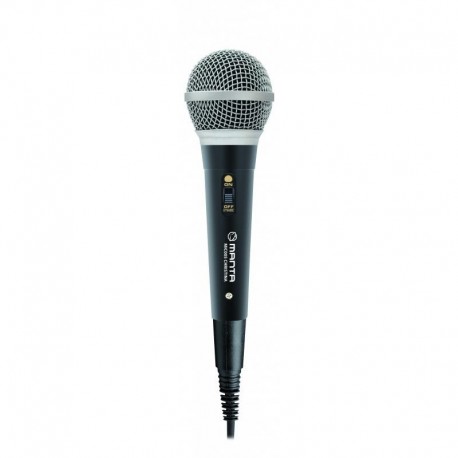 Mikrofon przewodowy Manta MIC005 karaoke (3 m)