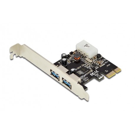 Kontroler USB3.0 DIGITUS PCI Express, 2xUSB3.0, Low Profile, Chipset: UPD720202