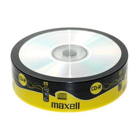 CD-R MAXELL 700 MB 52x SZPINDEL 25