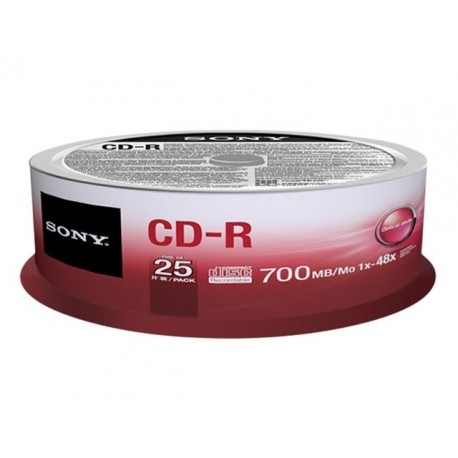 CD-R SONY x48 700MB (Cake 25)