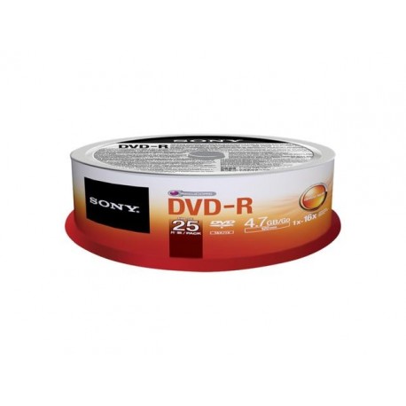 DVD-R SONY x16 4,7GB (Cake 25)