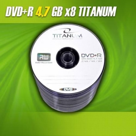 DVD+R TITANUM 8x 4,7GB (Spindle 100)