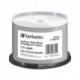 DVD-R VERBATIM 4.7GB X16 AZO DL+ printable srebrne NO ID (50 CAKE)