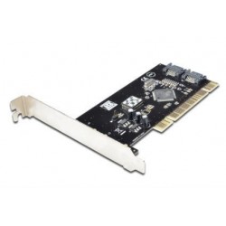 Kontroler SATA DIGITUS PCI, 2xSATA, Low Profile, Chipset: SIL3512