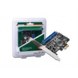 Kontroler SATA III/PATA DIGITUS PCI Express, 2xSATA 1xIDE, Chipset: 88SE9128