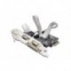 Kontroler LPT/RS232 DIGITUS PCI Express, 1xDB25 2xDB9, Low Profile, Chipset: MCS9901
