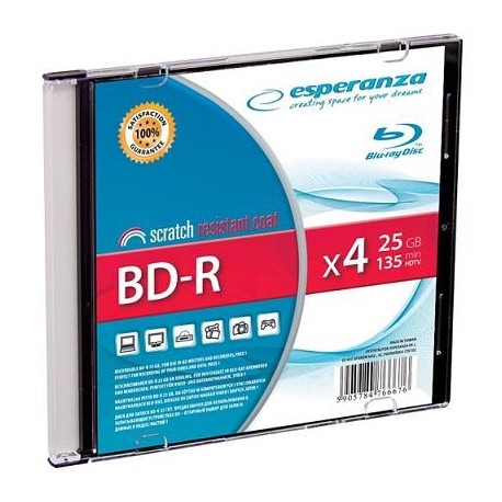 BD-R ESPERANZA 25GB x4 (Slim 1) BluRay