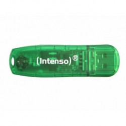Pendrive INTENSO 8GB Rainbow Line zielony USB 2.0