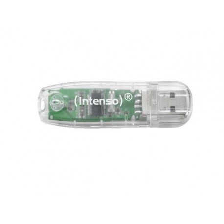Pendrive INTENSO 32GB Rainbow Line przezroczysty USB 2.0