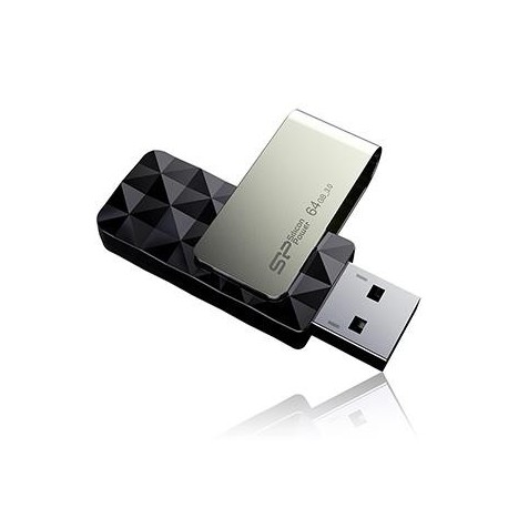 Pendrive Silicon Power 8GB USB 3.0 Blaze B30 Black