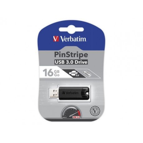 Pendrive Verbatim 16GB PinStripe USB 3.0