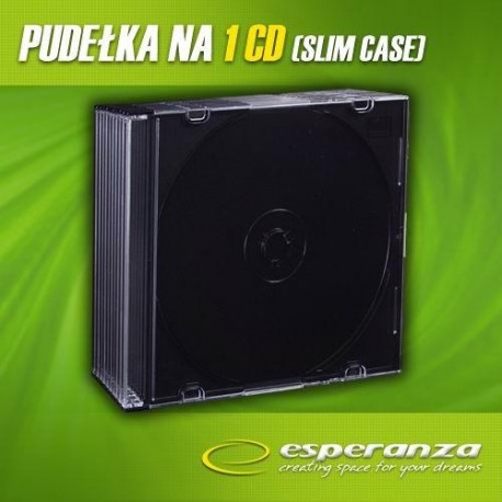 Pudełko SLIM Esperanza 5,2mm - Czarne - Pakiet 10