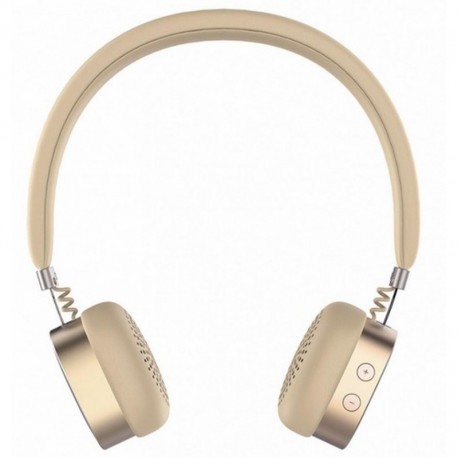 Słuchawki z mikrofonem Manta HDP9001 Bluetooth złote AMBER