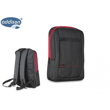 Plecak do notebooka laptop ADDISON 300446 15.6" Black Wodoodporny