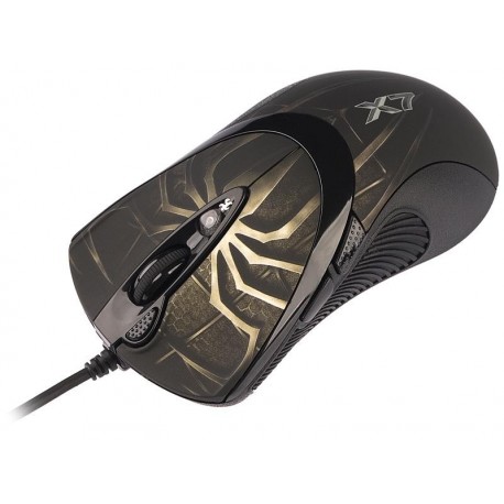 Mysz przewodowa A4T EVO XGame Oscar X747 laserowa Gaming USB czarno-złota