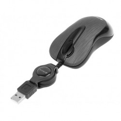 Mysz przewodowa A4Tech N-60F-1 V-Track USB czarno-grafitowa