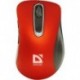 Mysz bezprzewodowa DEFENDER DATUM MM-075 optyczna 1000dpi 5P czerwono-czarna