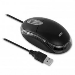 Mysz przewodowa e5 MI02 optyczna USB czarna