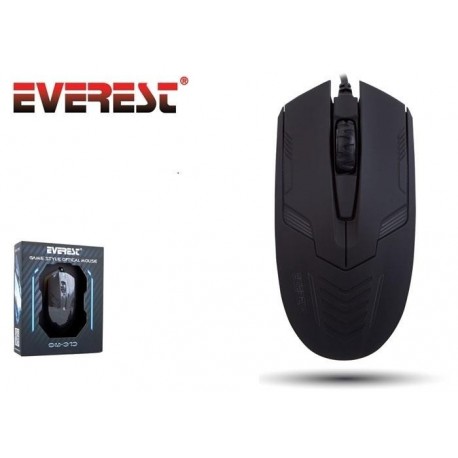 Mysz przewodowa Everest SM-313 optyczna Gaming LED czarna