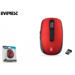 Mysz bezprzewodowa Everest CM-850 Pro optyczna 2.4 Ghz 800-1600dpi czerwona
