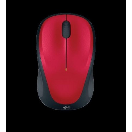 Mysz bezprzewodowa Logitech optyczna M235 czerwona