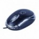 Mysz przewodowa Manta MM703N USB niebiesko-przezroczysta