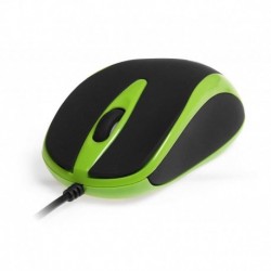 Mysz przewodowa Media-Tech PLANO MT1091G optyczna czarno-zielona