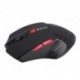 Mysz bezprzewodowa GENESIS GV44 optyczna Gaming 2000DPI czarno-czerwona