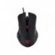 Mysz przewodowa Genesis G22 optyczna Gaming 2400DPI czarno-czerwona