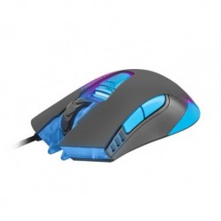Mysz przewodowa Fury Predator optyczna Gaming 4800 DPI niebiesko-czarna