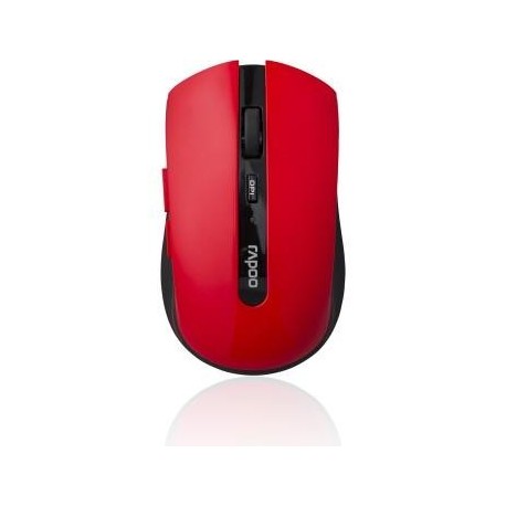 Mysz bezprzewodowa RAPOO 5G 7200P optyczna czerwona