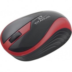 Mysz bezprzewodowa TITANUM TM113R BUTTERFLY optyczna czerwona
