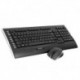 Zestaw bezprzewodowy klawiatura + mysz A4Tech 9300F czarny