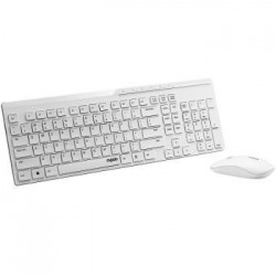 Zestaw bezprzewodowy klawiatura + mysz Rapoo X8100 biały