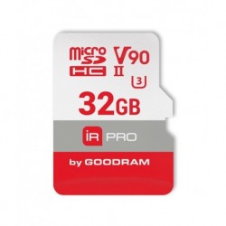 Karta pamięci microSD GOODRAM 32GB MICRO CARD V60 (UHS II U3)   + adapter 280/110 MB/s IRDM