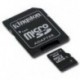 Karta pamięci MicroSDHC KINGSTON 8GB + adapter Class4
