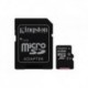 Karta pamięci KINGSTON microSDXC 64GB + adapter, Gen2 class 10 UHS-I  