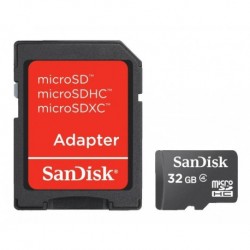 Karta pamięci MicroSDHC SanDisk 32 GB + adapter SD