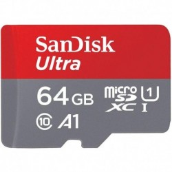 Karta pamięci microSDXC SanDisk ULTRA 64GB 100MB/s A1 Class 10 UHS-I + adapter
