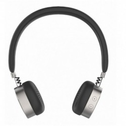 Słuchawki z mikrofonem Manta HDP9004 Bluetooth srebrne DIAMOND