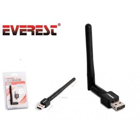 Karta sieciowa Everest EWN-687N 150 Mbps USB + Antena