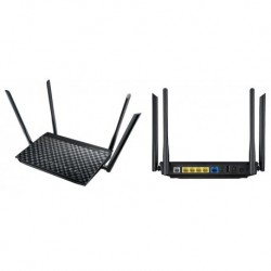 Router ASUS DSL-AC55U Wi-Fi AC1200 ADSL2/VDSL2 Gigabit 4xLAN 1xWAN RJ11 USB Annex AandB