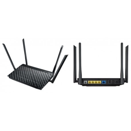 Router ASUS DSL-AC55U Wi-Fi AC1200 ADSL2/VDSL2 Gigabit 4xLAN 1xWAN RJ11 USB Annex AandB